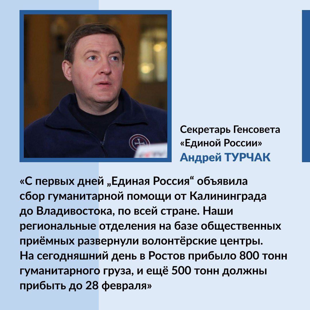 В Россию прибыло уже около 80 тысяч беженцев из ДНР и ЛНР. По словам секретаря Генерального совета «Единой России» Андрея Турчака, в среднем в нашу страну прибывают до 20 тысяч человек в сутки.#своихнебросаем