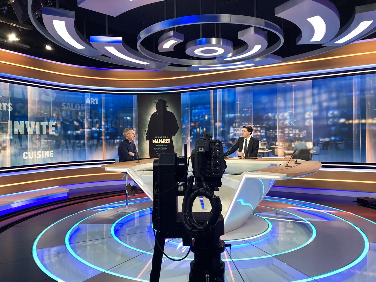 Snd_inter's tweet photo. Patrice Leconte live on RTL Belgique for the theatrical release of Maigret.
@RTLTVI @Unifrance https://t.co/CwsHaatOCY