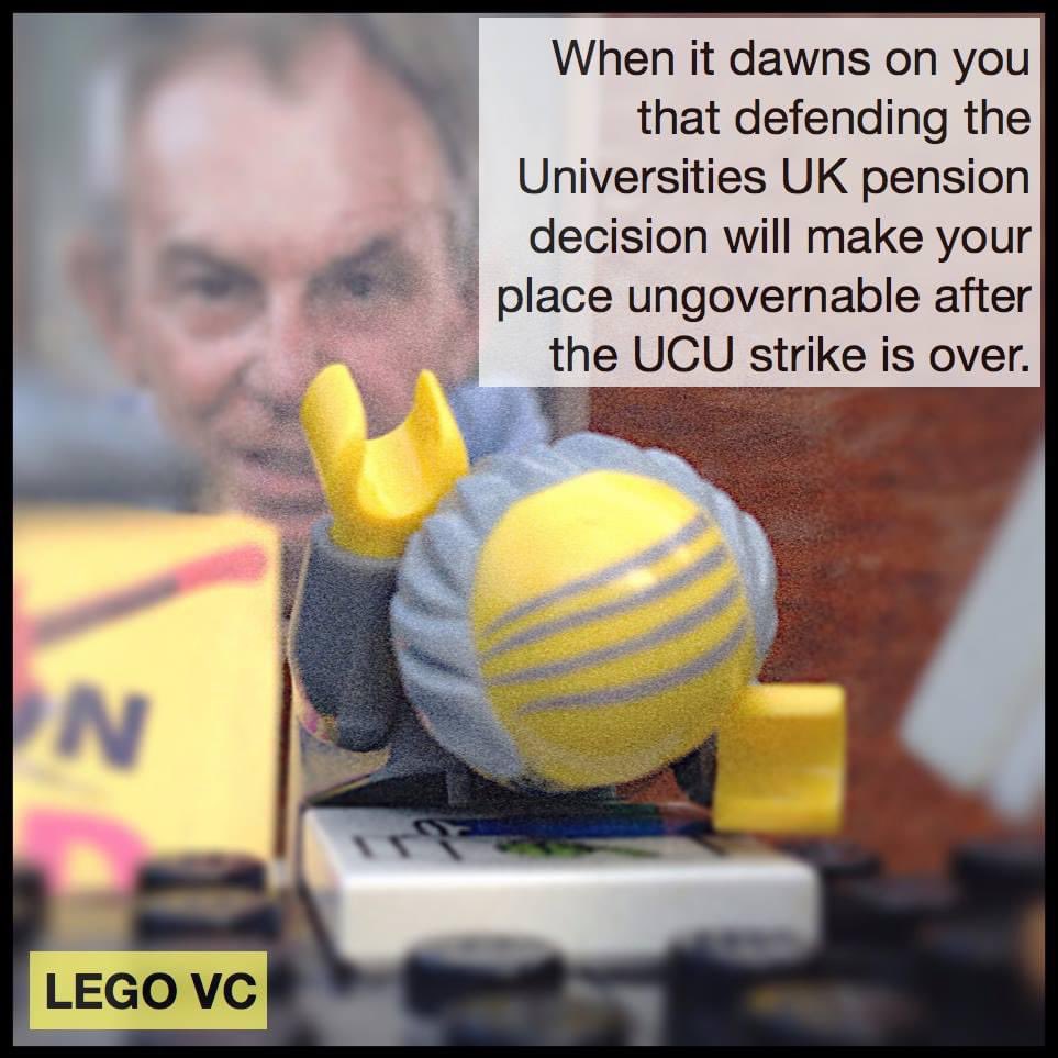 iancooketal's tweet photo. Depressingly prescient insight from #LEGOVC #OTD in 2018. #ffs #OneOfUsAllOfUs #UCUstrike https://t.co/VxnF8DZM5A