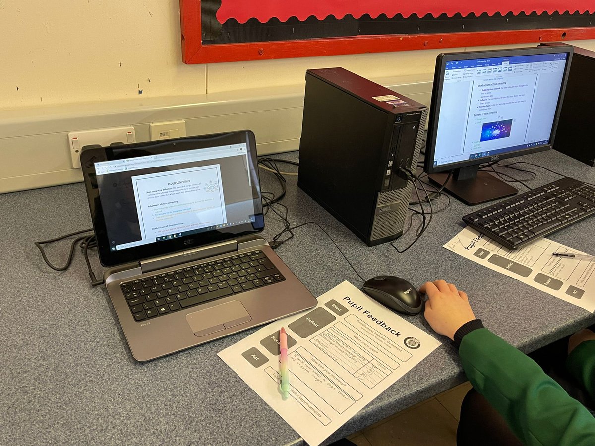 LismoreICT's tweet photo. Mr McQuaids Year 10 ICT class recently produced an information leaflet on cloud computing ☁️ We think they are brilliant! ⭐️ 👌 @lismorecomp @KS3Lismore https://t.co/AClvhJxmbL