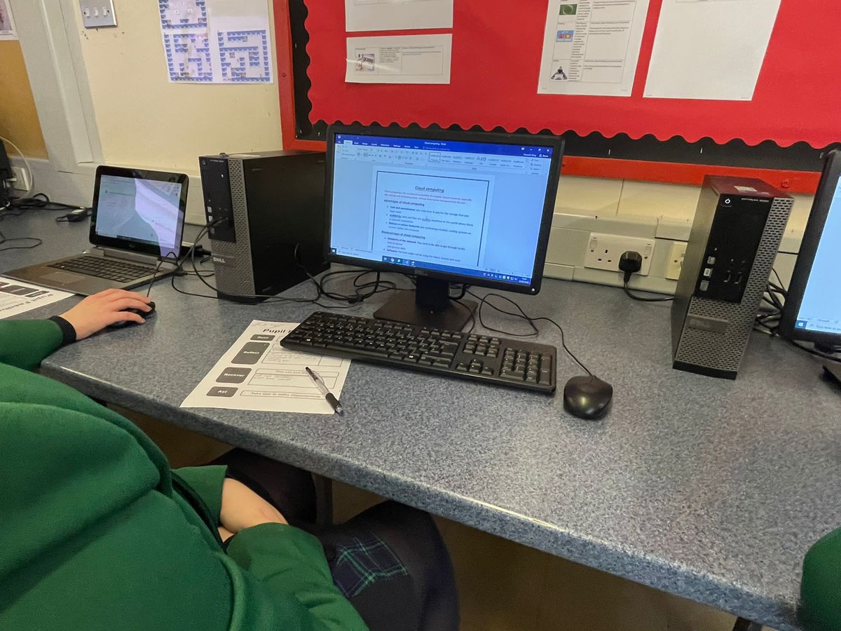 LismoreICT's tweet photo. Mr McQuaids Year 10 ICT class recently produced an information leaflet on cloud computing ☁️ We think they are brilliant! ⭐️ 👌 @lismorecomp @KS3Lismore https://t.co/AClvhJxmbL