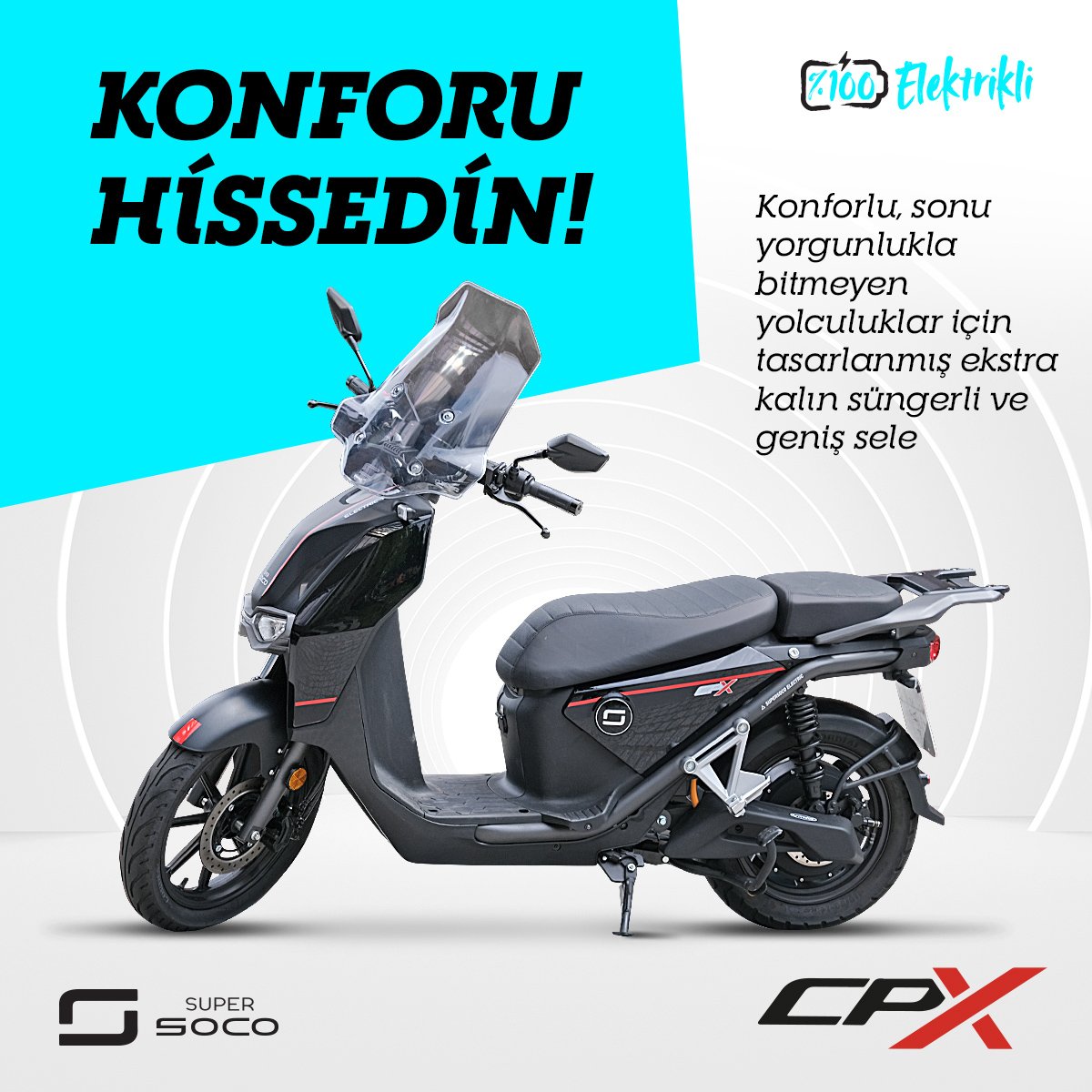 Konforu Hissedin!
Konforlu, sonu yorgunlukla bitmeyen yolculuklar için tasarlanmış ekstra kalın süngerli ve geniş sele.

🔗Tüm ürünlerimiz ve güncel fiyat bilgisi için e-ticaret sitemiz ekuralkan.com adresini ziyaret edebilirsiniz.

Detaylı Bilgi İçin: 📞0850 209 65 65