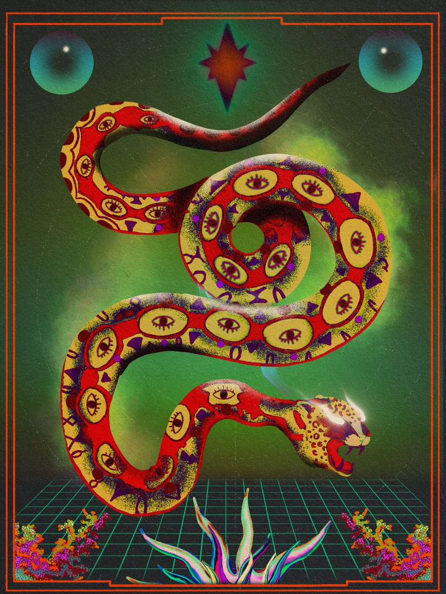 🔥🔥🔥🔥 on <a href="/KnownOrigin_io/">KnownOrigin.io</a> 

'Magical Jauàcanga' is the 4th drop of Magical Snakes.
1/1
link below

'The fourth drop of Magical Snakes comes to show the magic of a Jauàcanga, with its name of...'

#NFTCollection #Ethereum #ETH #NFTdrop #KOmunitty