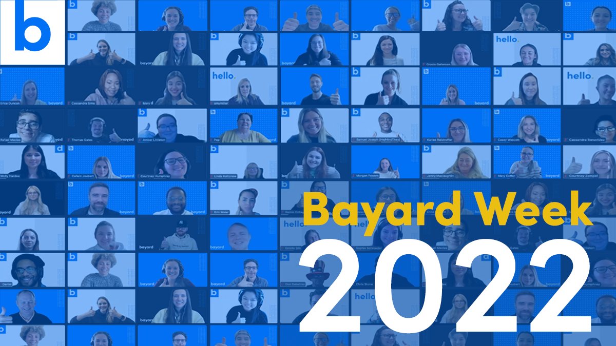 wearebayard's tweet photo. Last week, we celebrated Bayard Week — an inaugural all-company rally to inform, engage and excite. No matter where in the world our employees work, we make it a priority to create connection and incite synergy. #wegettalent https://t.co/veRawhRWTr
