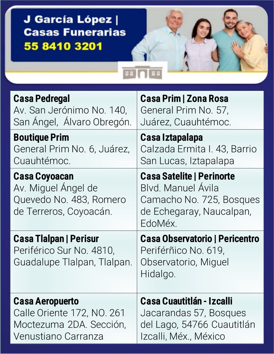 jgl_funerarias's tweet photo. J García López | Casas Funerarias 
☎ 55 8410 3201

Gran promoción de Plan Clásico,  sala nivel medio. 
- Cdmx y Área Metropolitana. 

Whatsapp https://t.co/Vg5PXr3eW5

#FelizMiercoles
"harry styles"
Ucrania Putin
#JoseRamonLopezBeltran3 https://t.co/CfWT08tffF