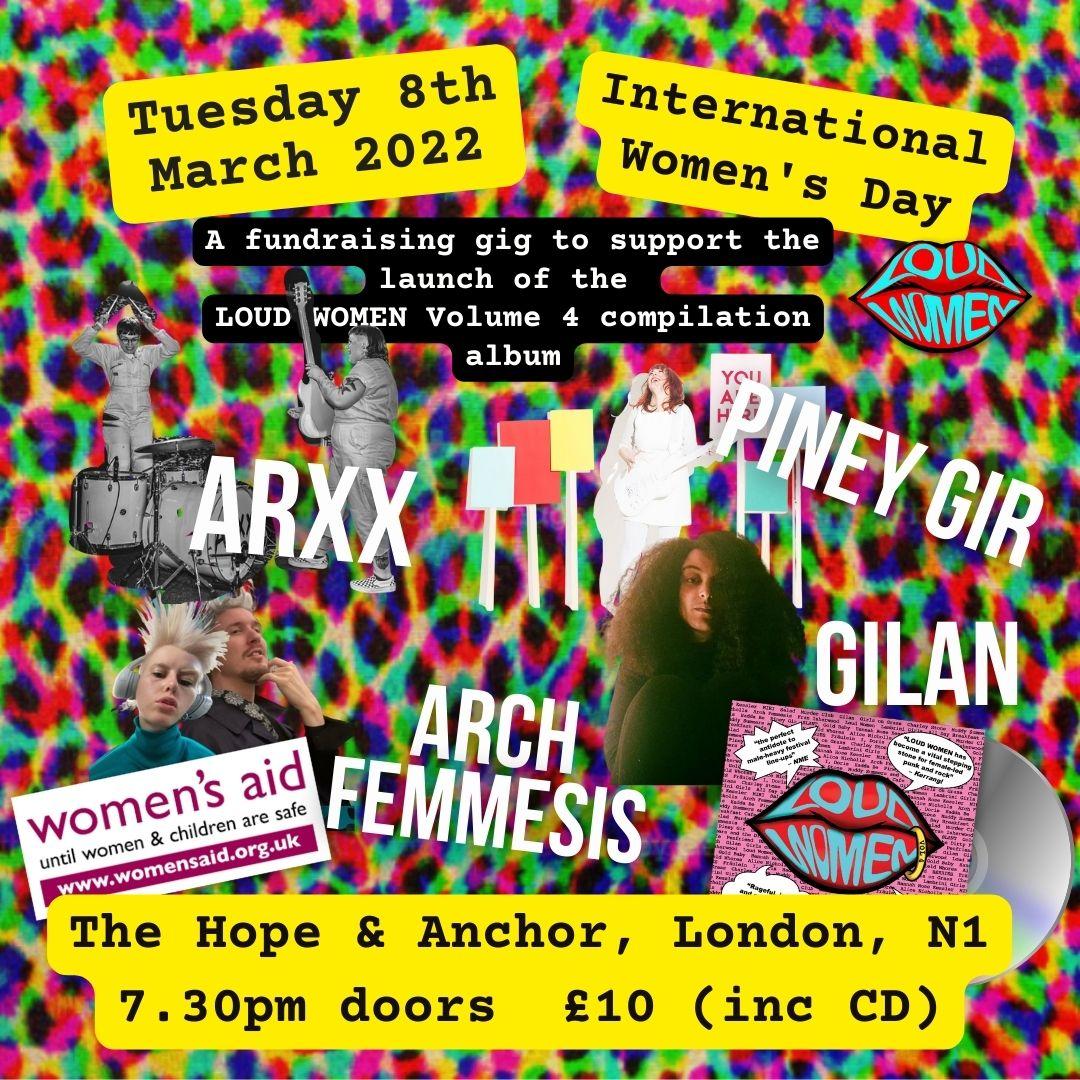 PineyGir's tweet photo. March 8th @TheHopeLiveN1 I'm ridiculously excited to play this excellent @loudwomenclub event on #InternationalWomensDay with @arxxband #ArchFemmesis & #Gilan the event will raise funds and awareness for @womensaid so grab your ticket now, here: https://t.co/Orng7v8DD9 https://t.co/gGszXREINO