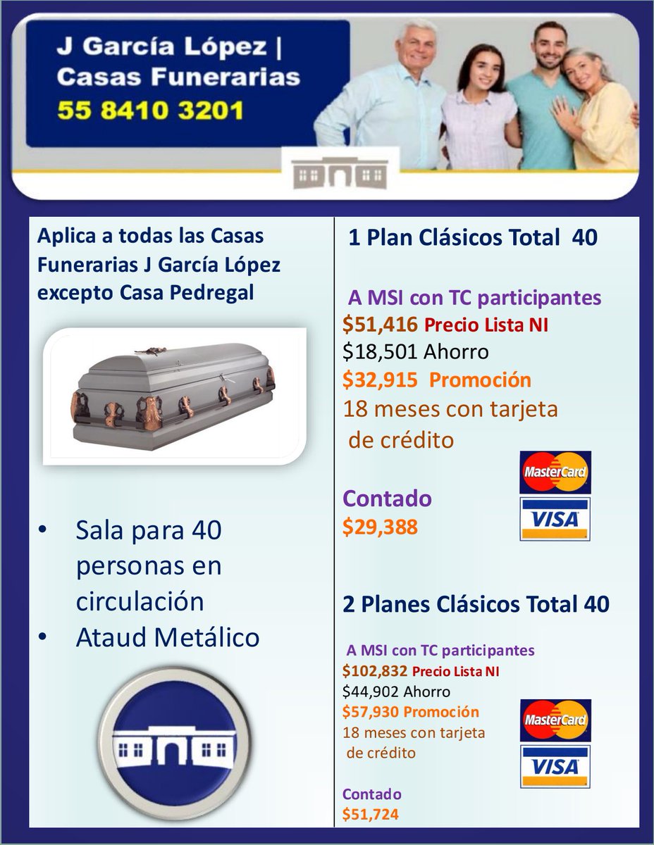 jgl_funerarias's tweet photo. J García López | Casas Funerarias 
☎ 55 8410 3201

Gran promoción de Plan Clásico,  sala nivel medio. 
- Cdmx y Área Metropolitana. 

Whatsapp https://t.co/Vg5PXr3eW5

#FelizMiercoles
"harry styles"
Ucrania Putin
#JoseRamonLopezBeltran3 https://t.co/CfWT08tffF