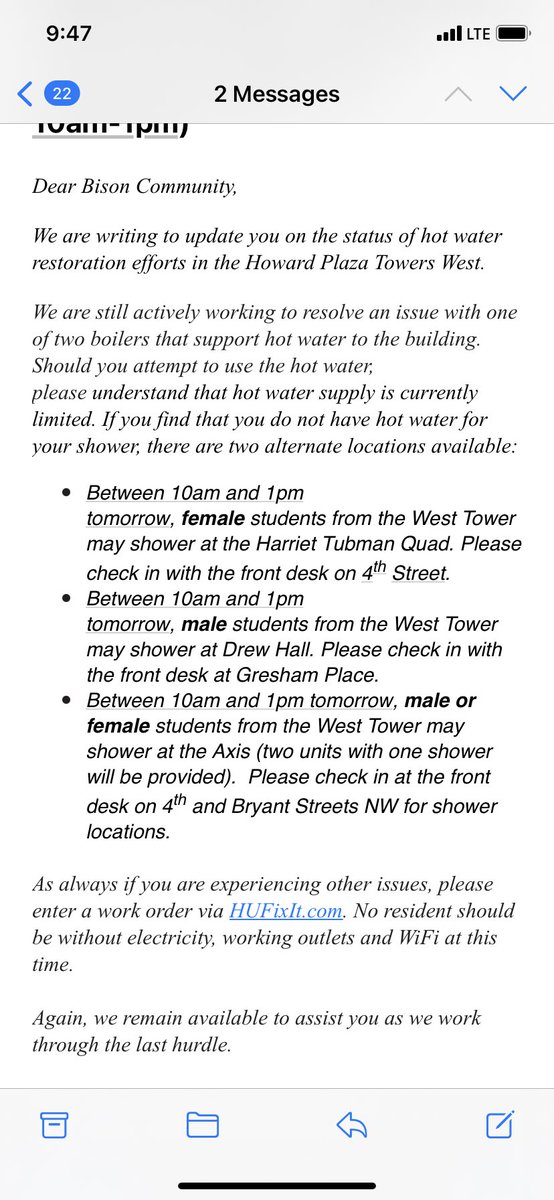 XzarriaS's tweet photo. I am supposed to walk across campus just to shower? https://t.co/efP8hsTXsM