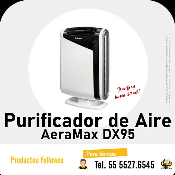 fellowesventas's tweet photo. Purificador de Aire Aeramax DX95 Fellowes con Filtro HEPA elimina con seguridad el 99.97% de  partículas en el aire, tan minúsculas 0.3 micrones.
Purificador uso en casa, oficina  
👁️ https://t.co/GTgzZsUOza 
#FelizMiercoles #FellowesMx
#purificadoresdeaire https://t.co/W5KuM0bO8P
