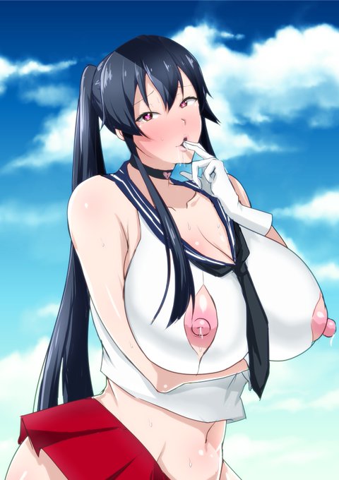 ドスケベ化改修の影響で外なのにめちゃくちゃ誘惑してくる矢矧 