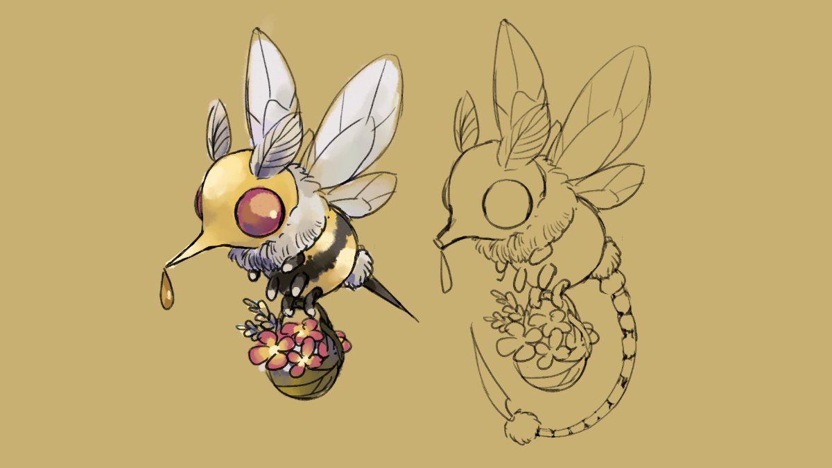 We made a large bee. Imagine how it would collect honey.

#game #games #gaming #indiegame #indiegames #indiedev #gamedev #unity #digitalart #gameart #illustration #concept