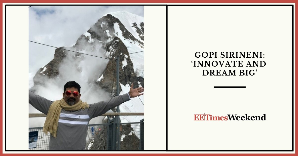 eetimes's tweet photo. Silicon Valley veteran Gopi Sirineni, CEO of @AxiadoCorp, advises the next generation: “Don’t chase money. Money will come. Most importantly, innovate and dream big.”
➡️ Read the full newsletter now available in archive: https://t.co/bsYm8H151N
@eetimes #EETWKND #EETimes #Axiado https://t.co/7kizBUE7sZ