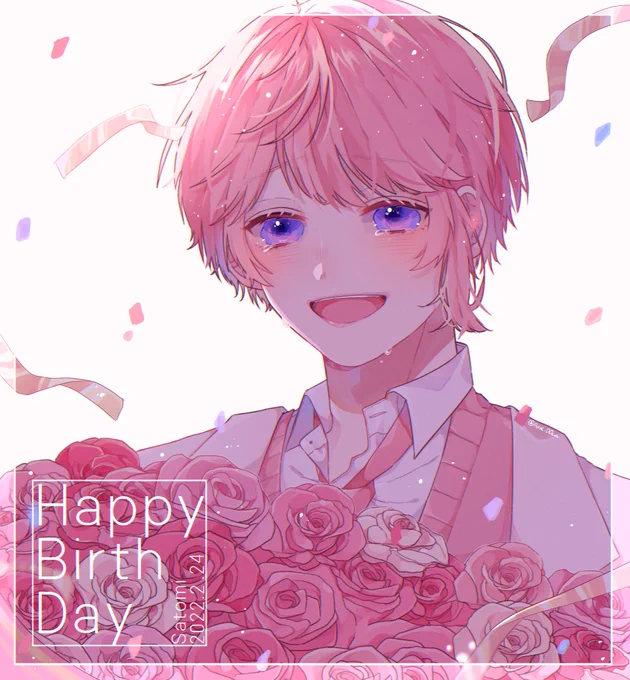 さとみくんお誕生日おめでとうございます💖✨
さとみくんが心の底から楽しそうに笑っているのを聞くことが大好きです。 いつもたくさんの幸せを有難うございます( ;  ; )
これからさとみくんに訪れる日々が、幸せで溢れるものになりますように…!
#さとみくん誕生祭2022 
#さとみギャラリー 
