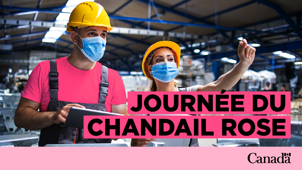 EDSC_GC's tweet photo. À l’occasion de la #JournéeDuChandailRose, nous portons du rose en solidarité pour ceux qui vivent l’intimidation.
Œuvrons ensemble pour bâtir des environnements de travail où nous nous traitons les uns les autres avec gentillesse et respect. #EntraidonsNous https://t.co/Ydt5IdOrx4
