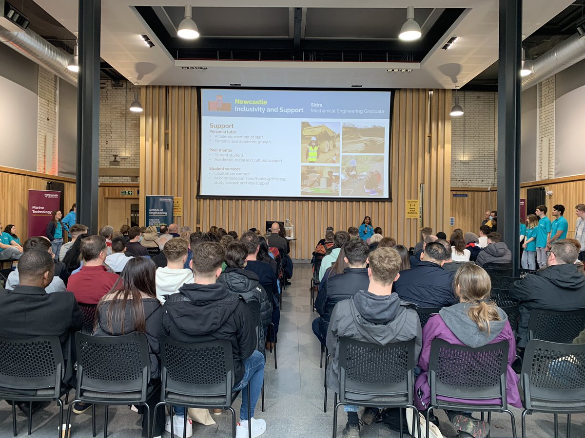 EngineeringNCL's tweet photo. Another great turnout for our Offer Holder Day! #WeAreNCL #NCLengineering https://t.co/PZoUav7fwr