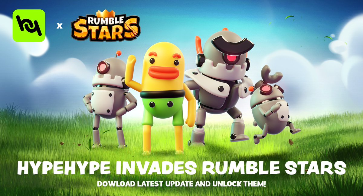 Rumble Stars Football ⚽️ (@rumblestars) on Twitter photo Ping, Bit, Robo and the new Megabot are joining the fun! Download our latest update and unlock those new <a href="/HypeHypeGameApp/">HypeHype: Create & Play Games</a> characters! #HypeHype #Crossover Ping, Bit, Robo and the new Megabot are joining the fun! Download our latest update and unlock those new <a href="/HypeHypeGameApp/">HypeHype: Create & Play Games</a> characters! #HypeHype #Crossover