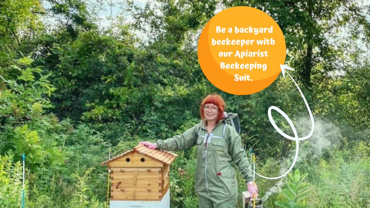 NaturalApiary's tweet photo. Keeping bees is a lot more relaxing when you're dressed for it. Be ready for anything with our Apiarist Beekeeping Suit. 🐝 🐝 🐝 🐝 🐝

Check out - https://t.co/STZs7k7M0M

#naturalapiary #beekeeping #beekeepingsuit #beekeepingitreal #beekeepingtip #beekeepingforlife https://t.co/IQnqnlusWE