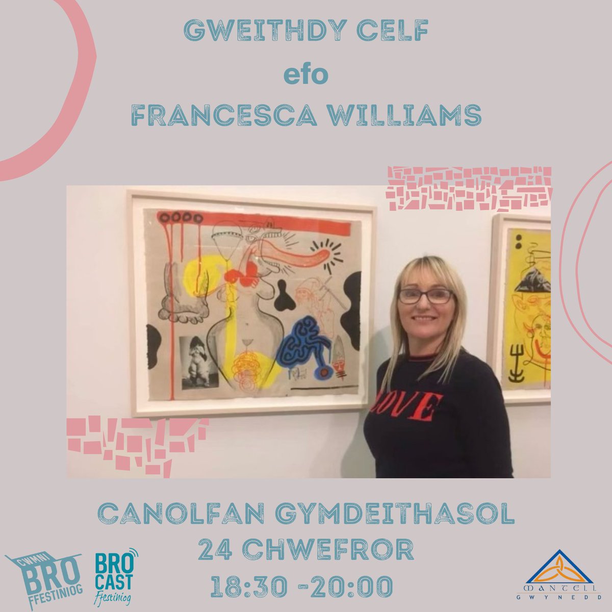 TheatrGybolfa's tweet photo. Gweithdy creu collage efo Francesca Williams yng nghanolfan comiwn Blaenau nos Iau! Agored i bawb ac am ddim! 😁

#DewchAllan @BROcastFfestin1 @LlafarBro #yagym https://t.co/Of0D7gl5OU