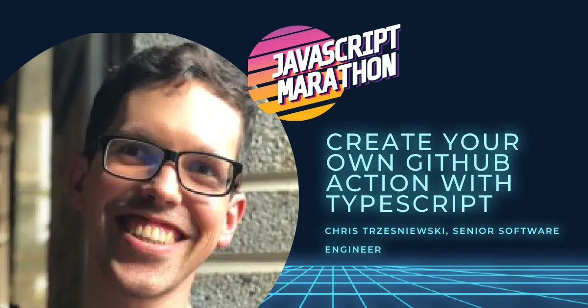 ThisDotMedia's tweet image. 😎 On March 15th at 11:00am ET, @ktrz__ will be hosting a #javascriptmarathon session on creating your own #Github action with #typescript!
Check out this session + more: buff.ly/3fSVW13