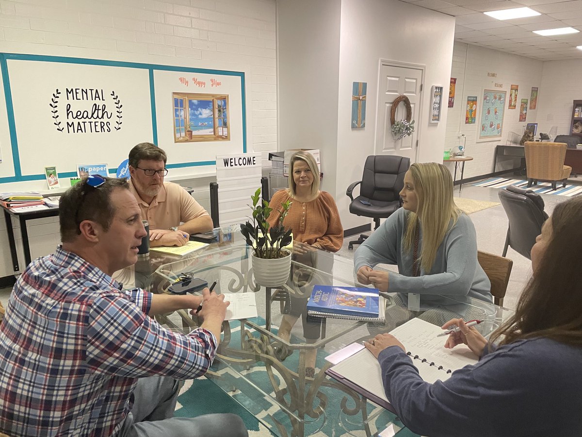 vashleypadgett's tweet photo. BCS Project Aware leadership discussing current needs, goals, and long term plans! Amazing partnership and leadership that supports our students. #projectaware #projectactivate #sustainability #withallgood wishes https://t.co/TDHdIv1FcH