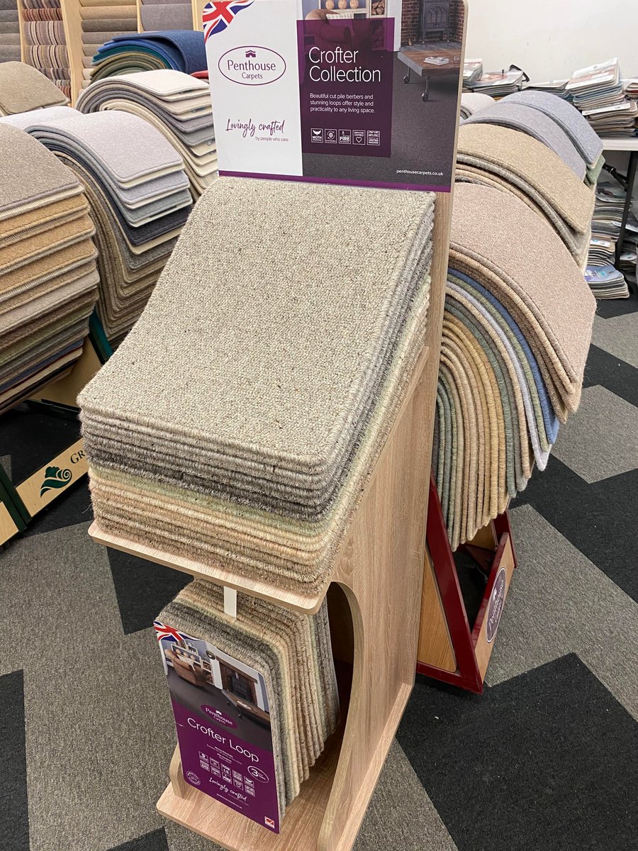 Lovely new range just landed. <a href="/PenthouseCpts/">Penthouse Carpets</a> Crofter Collection 😊

#carpets #flooringshop #crowthorne