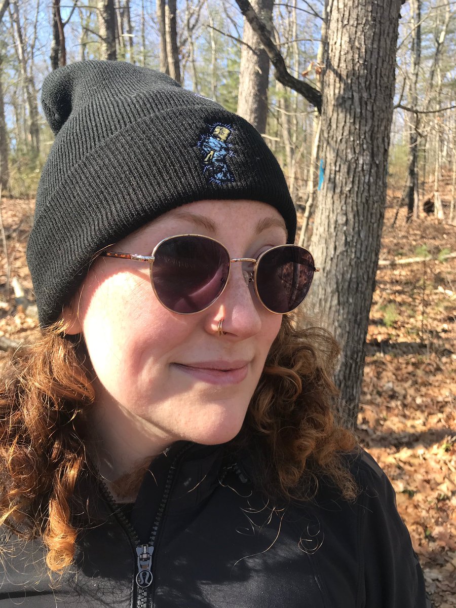 barbaragorgon's tweet photo. repping my faves @HorrorStruckPod on a hike this past weekend 💀🤘 https://t.co/xjrnm2VnUY