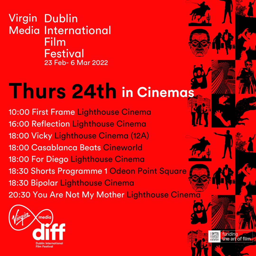 DublinFilmFest's tweet photo. Planning your opening weekend? Here's a quick look at what's in store from Thursday-Saturday at #VMDIFF22

For the full schedule and details on each screening, go to https://t.co/l7ifIDKGyk

#DiscoverDifferent #Dublin https://t.co/Negf8lNqOb