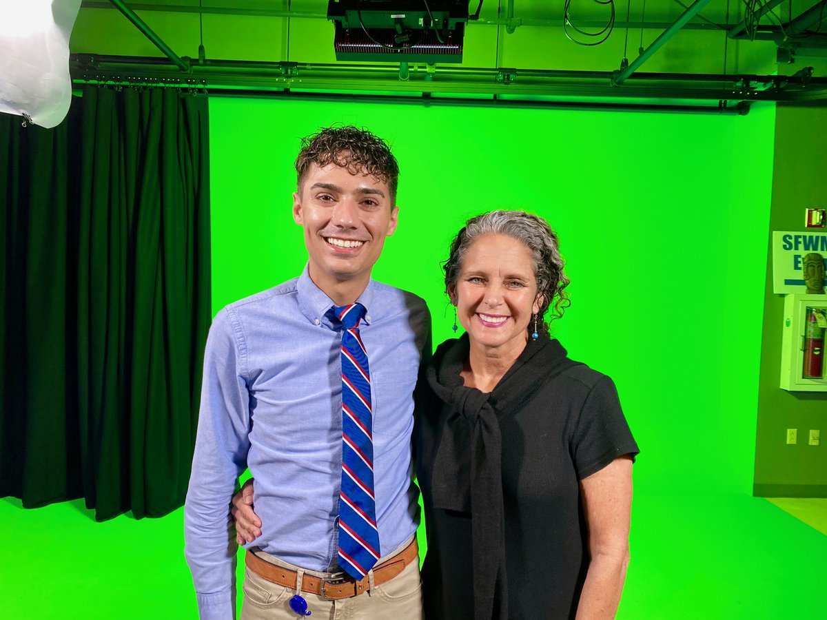 _thurlow's tweet photo. In the "Green Room" with @SeanACooley, Communications Director, #SFWMD https://t.co/4gtTQHzWOr