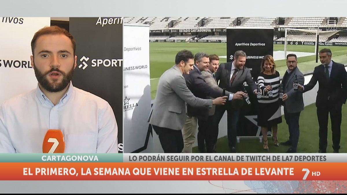 la7tele's tweet photo. El FC Cartagena presenta el ciclo Aperitivos Deportivos, que podrá seguirse en directo en el Twitch de @la7deportes

https://t.co/3j9k8Ob1oK https://t.co/Vahqf0WMx3