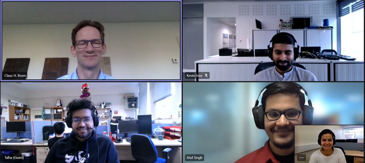 H2020Indestruct's tweet photo. We keep working together across borders! Today, Claus provided valuable insights about the introduction of new products inside @Vestasaircoil as part of the ESRs training scheme.
#MSCActions #H2020 https://t.co/zjyWl0aBCW