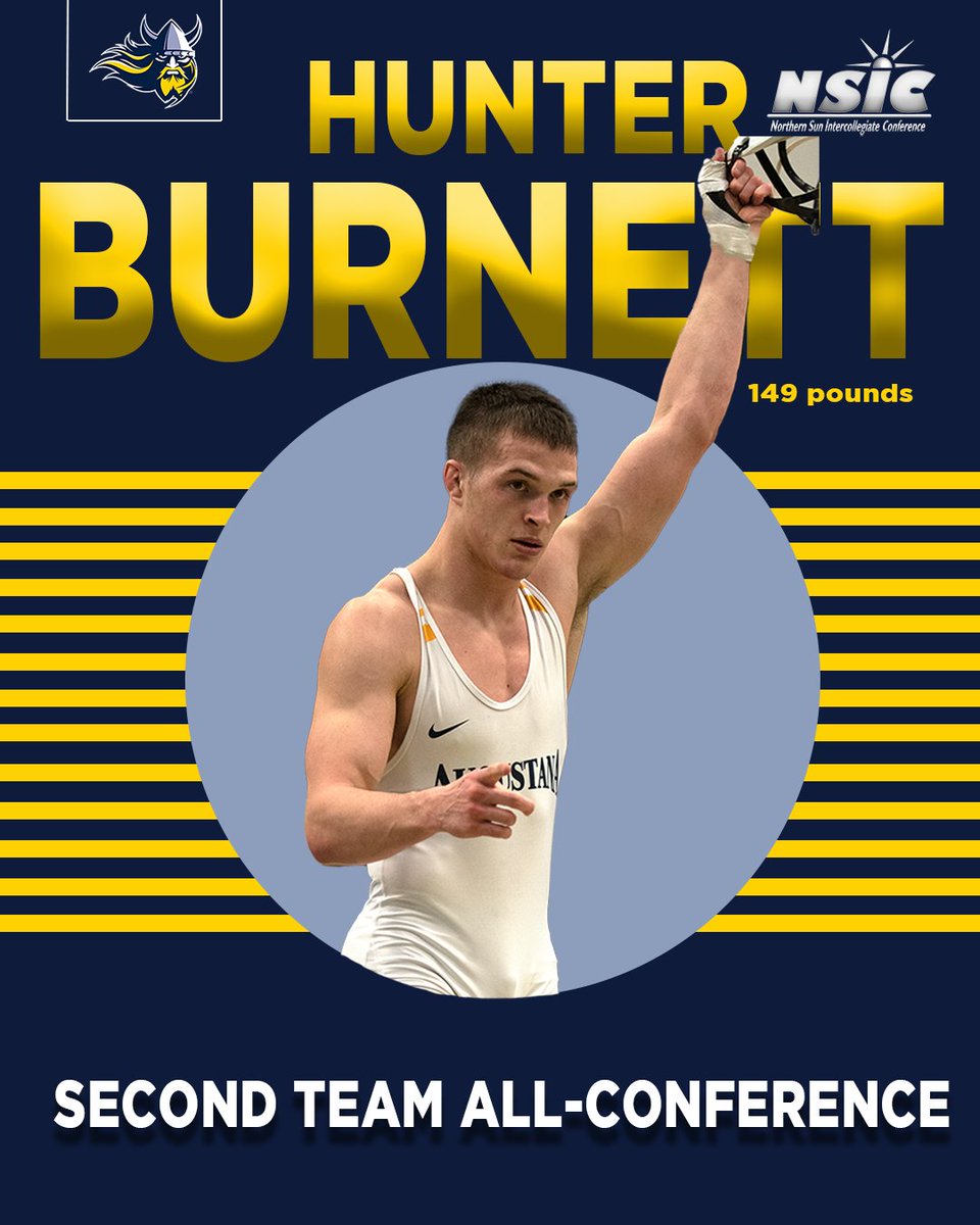 AugustanaWR's tweet photo. @CadeMueller Second Team All-Conference honors for Huffman, Fitzgerald, Bishop and Burnett ⚔️

#VikingTough | #BuildingChampions https://t.co/Nbdlb4wPQX