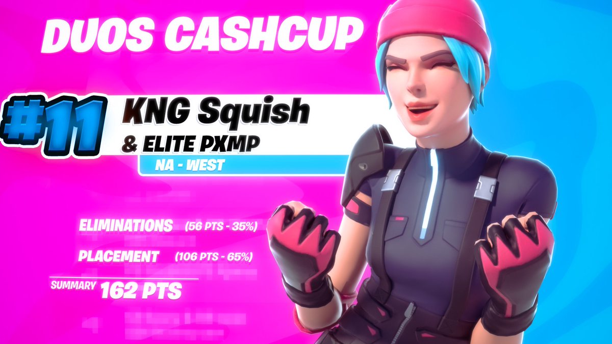 VaderDZN's tweet photo. Duos Cashcup ft. @SquishFN 

❤️ + ♻️ = 🐐

all support means the world <3 https://t.co/5ZOBACghBS