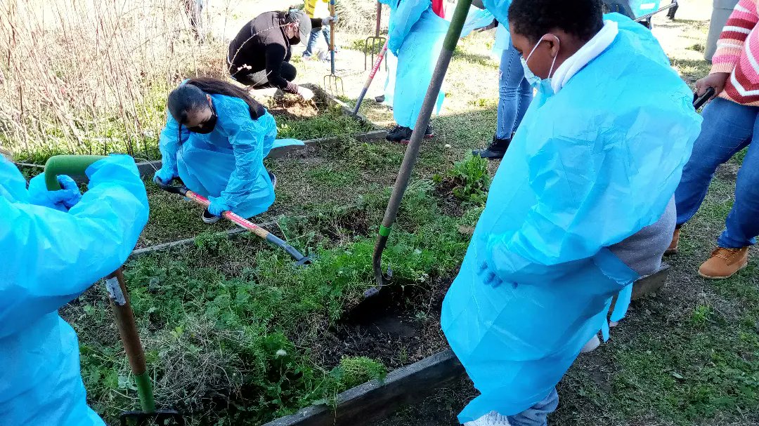 AlmedaES_Wrap's tweet photo. Next Level Learning 🐾🌽⛏️💪🏾🎍bring the classroom outside 🌞#FamilyCommunityEngagement https://t.co/BJRqDSa6c6