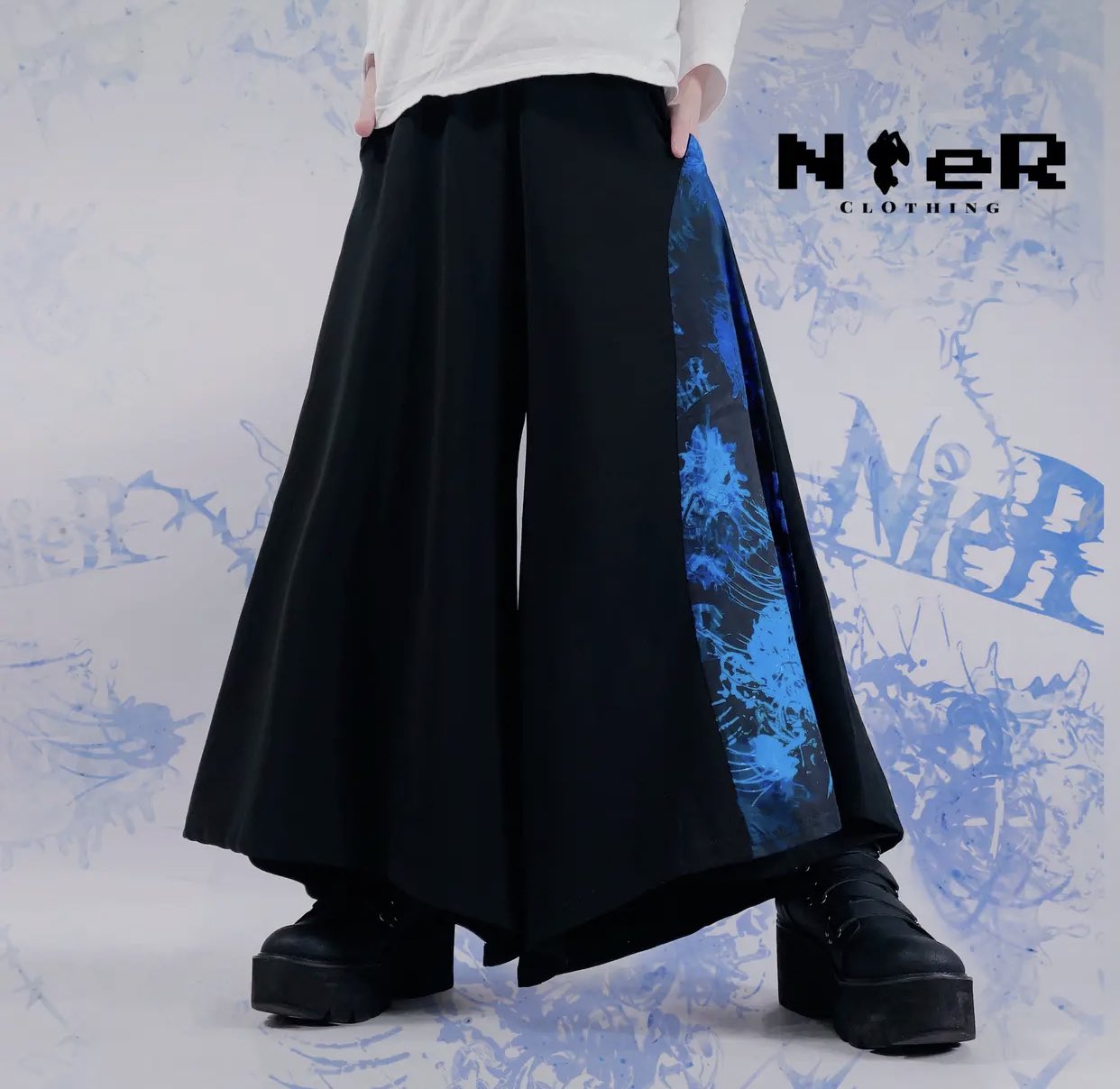 新品未使用　ラスト１点　NieR Closing　彼岸花サルエルパンツ 新品未使用 ラスト1点 NieR Closing 彼岸花サルエルパンツ