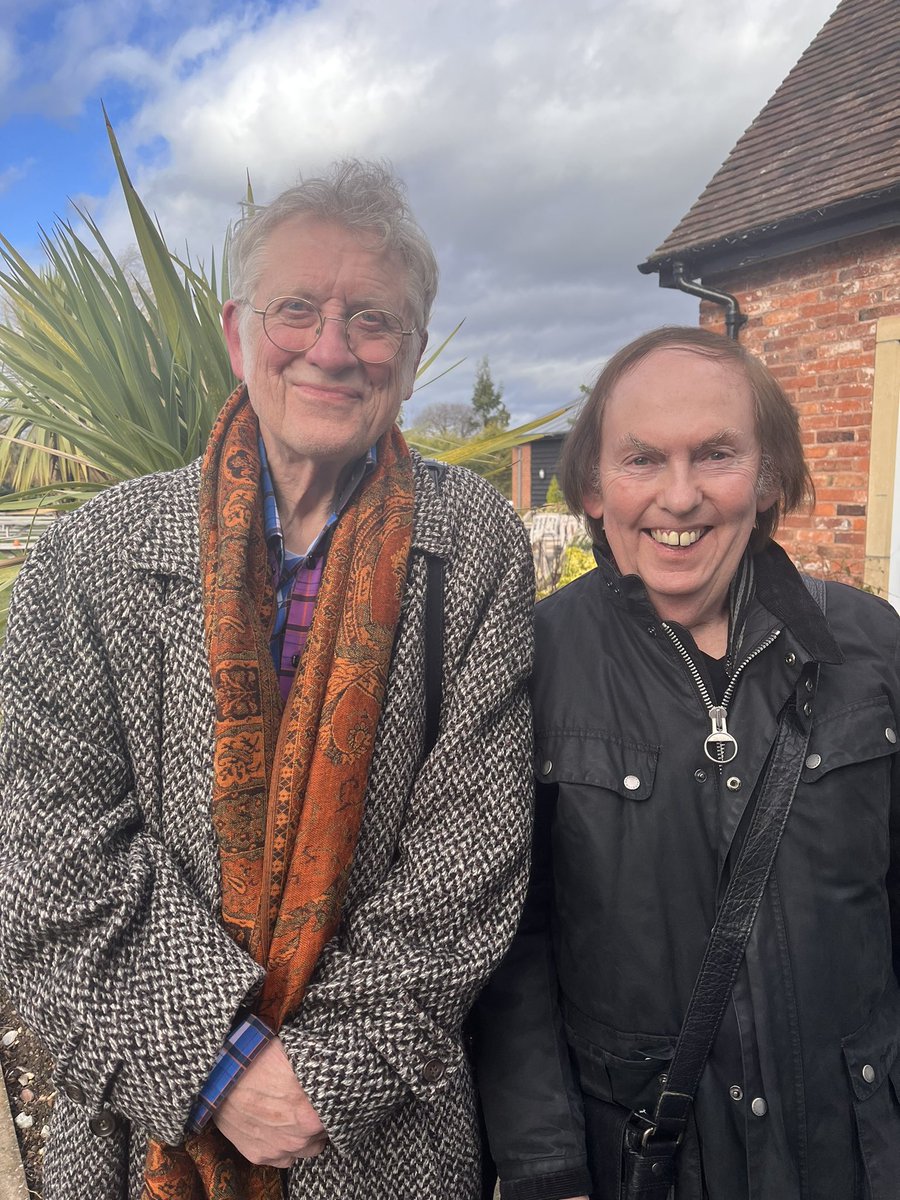 Lunch TODAY 👍 I will not be taking any further questions 😜 #NoddyHolder #DaveHill #Slade
