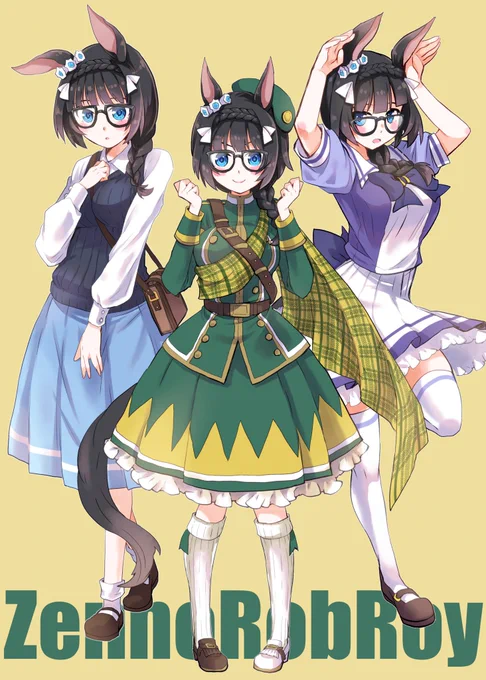 ウマ娘1周年おめロブロイ詰め合わせ!
ゼンノロブロイが早く育成実装されますように 