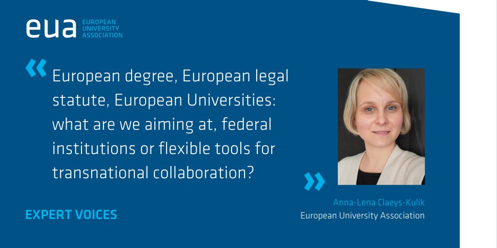 euatweets's tweet photo. The #EUstrategy for #universities proposes steps towards European degrees, a European statute and foresees the expansion of the #EuropeanUniversities Initiative. 🎓 

@AnnaLenaKulik explores the goal behind the proposals ➡️ https://t.co/6vutAxFITt

#ES4U #EUstrategyUniversities https://t.co/1Q9K7ve8sQ
