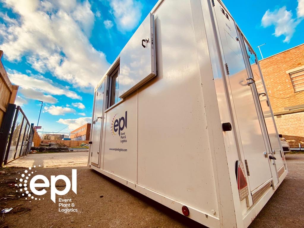 event_plant's tweet photo. Another one of our #Welfare #GroundHog units delivered to a #London site this morning. Do you have a requirement for #Welfare units in #London - Speak to the team today about our #Hire Units in #London - sam.n@eventplantlogistics.com #Hire #Welfare #Hire #LondonHour #Construction https://t.co/IfjmG4xmha