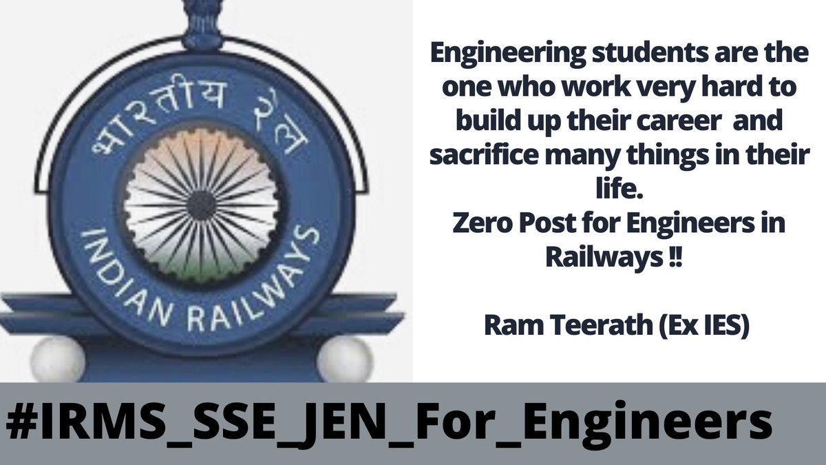 IESramteerath's tweet photo. Tomorrow 24 Feb from 1 PM onwards 

#IRMS_SSE_JEN_For_Engineers

Please in each tweet we will use pics and videos of protest 🙏

@GESWA_UP @yuvahallabol @HansrajMeena @EngineersofRJ @Rajasthanirajp @SKMondalIES @IesJaspalsingh @sagarsonkariitb https://t.co/fsAXH5kKLs