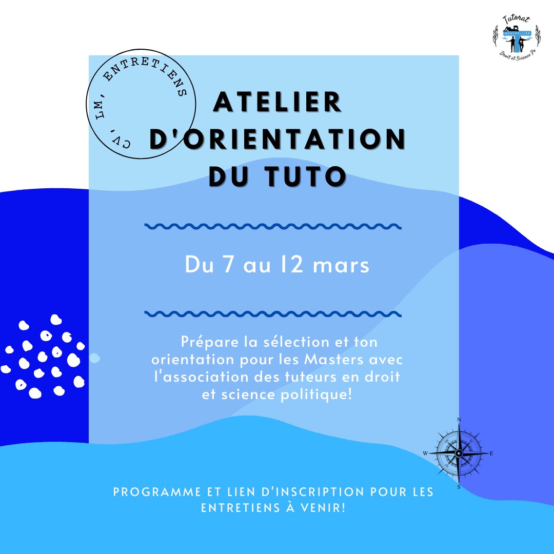 Tutorat Droit et Science Po Montpellier tweet media