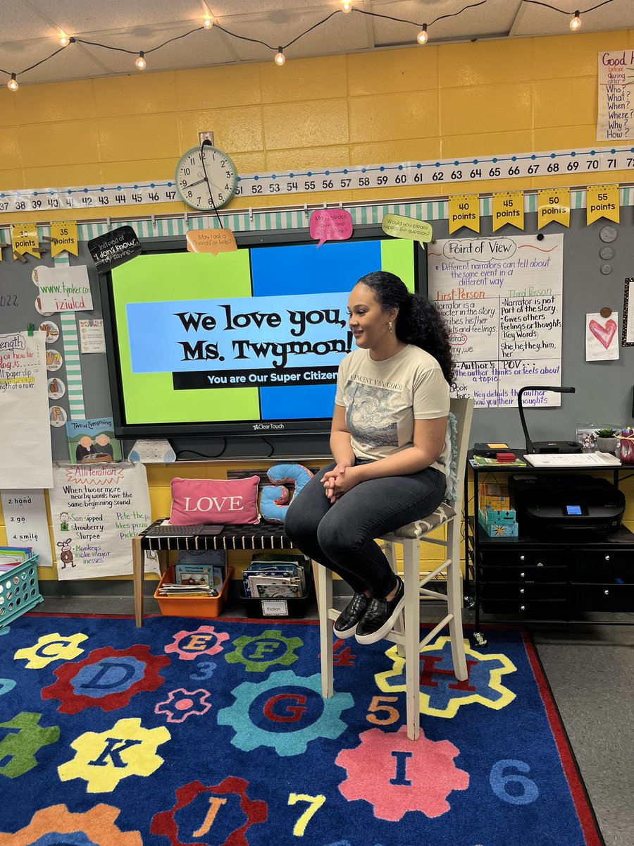 CynthiaKGraham1's tweet photo. My class chose a wonderful Super Citizen to celebrate today! Ms.Bre’Anna Twymon @libertylearning @TCBOE_LES https://t.co/JJYgi1ddhh
