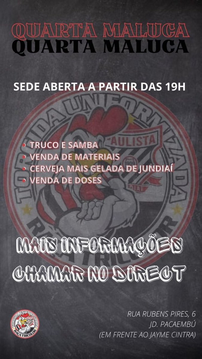 nicaogalo's tweet photo. É A QUARTA MALUCA DA RAÇA TRICOLOR https://t.co/nVzqWAxWMy