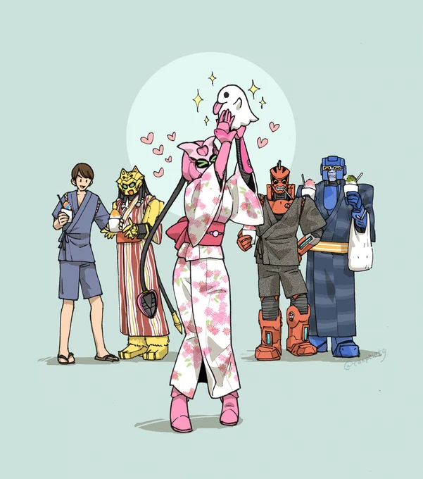 夏祭りシリーズ(過去絵)

#特撮1週間お絵描き 