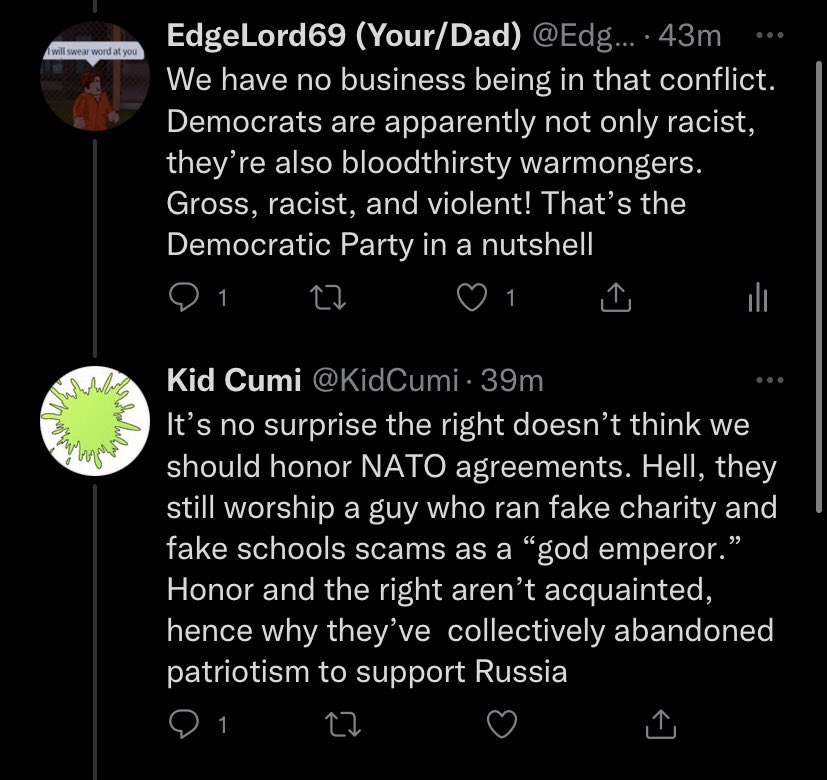 EdgeLord696's tweet photo. @KidCumi @washingtonpost You did right here. What NATO agreement are you referring to exactly? https://t.co/snJt8EKPlW