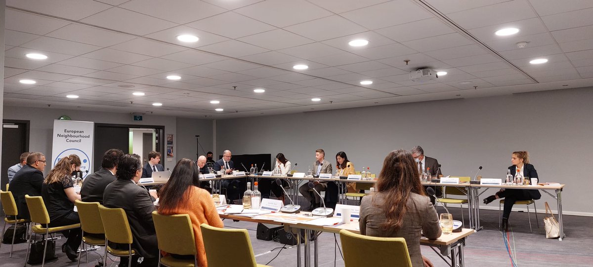 ENC_Europe's tweet photo. Can Baydarol, Vice President @ABKAD_: “🇪🇺🇹🇷 have a shared economy. What happens in #Turkey directly affects #EU business. That’s why #CustomUnion reform is needed and why transit problems for transport affect both sides”.
#EconomicRelations https://t.co/StyKowwL3O