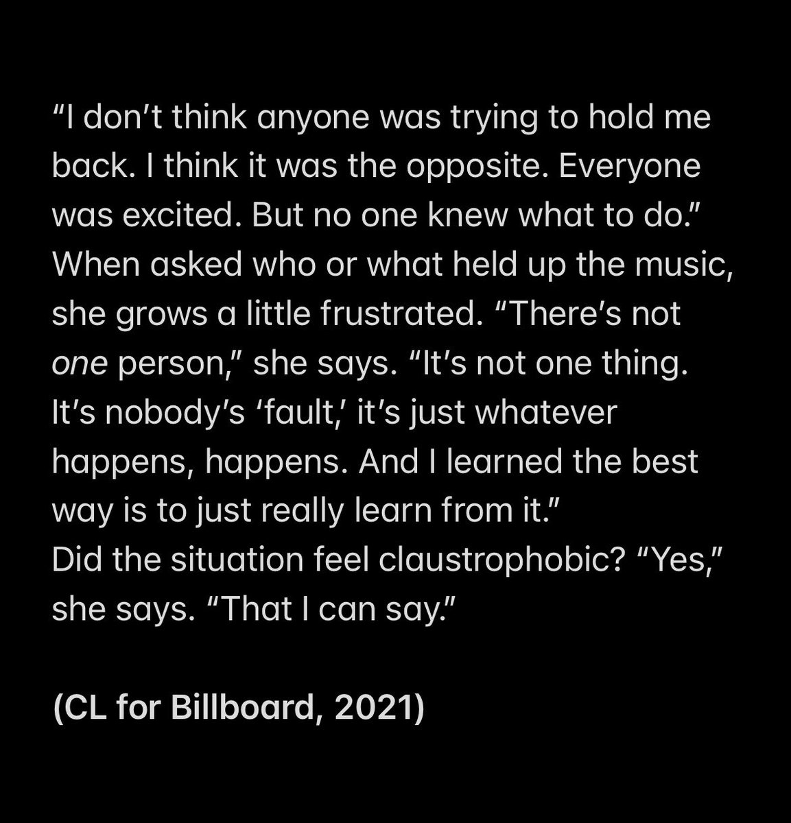 forchaerinnie's tweet photo. Healing 

@chaelinCL #CL https://t.co/MOUAtBeehB