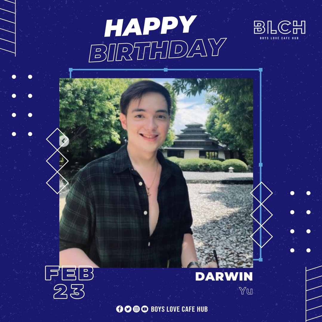 boyslovecafehub's tweet photo. Happy Birthday, Darwin Yu! 🎉🎂💙 @DarwinYu_PH
#DarwinYu
#DailyD #MyExtraOrdinary https://t.co/6jIfD6BnKA