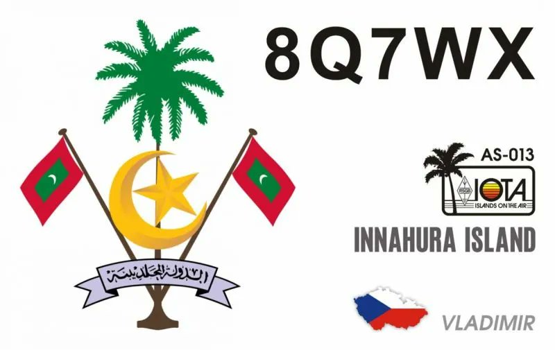 Do you have Maldives in your Ham Radio Deluxe #logbook ??
Karel, OK2WM and Vlad, OK2WX active as 8Q7WM &amp; 8Q7WX Feb 12 ~ Mar 8 2022; QRV 160m-80m-40m CW &amp; SSB
bit.ly/3t05s9N
#HamRadio #AmateurRadio #Hamr #HamRadioSoftware #HamRadioDeluxe #SpreadTheWord #swl #shortwave
