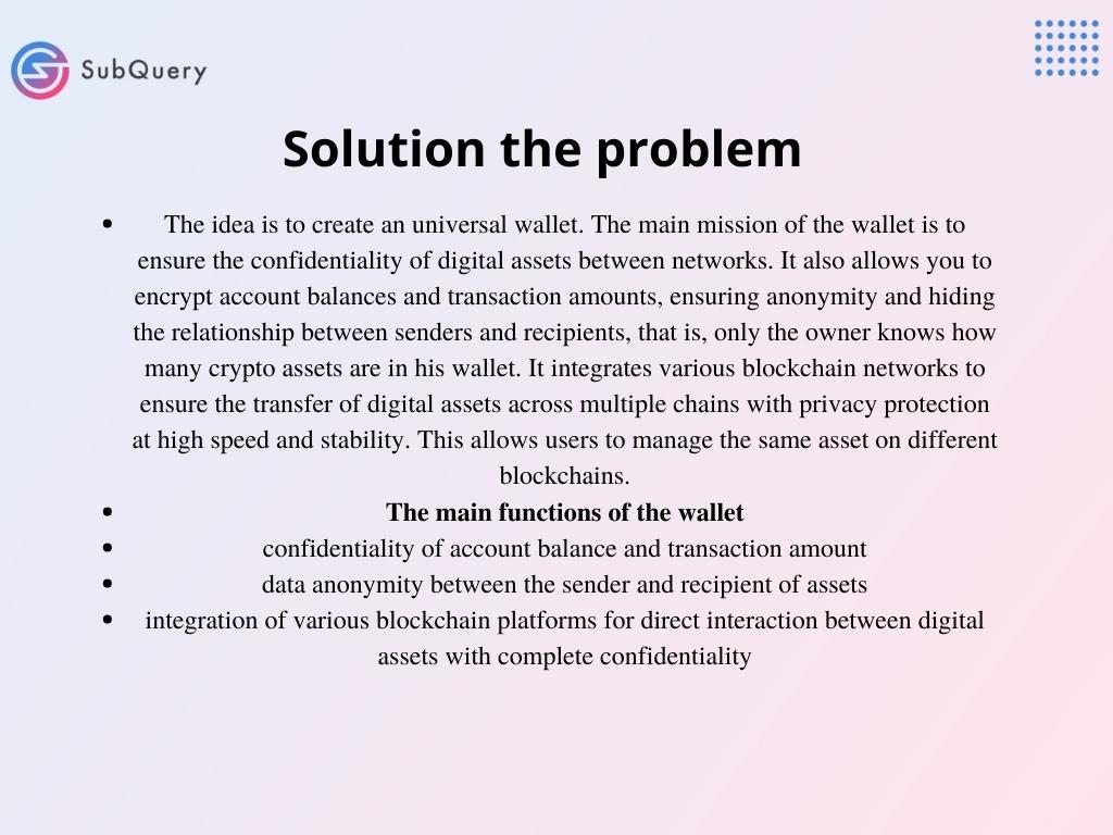 Quabdrat4's tweet photo. My idea about the privacy for Subquery
@SubQueryNetwork
 #SubQueryFebruary  #Polkadot #web3 https://t.co/QXzEAx1rqJ