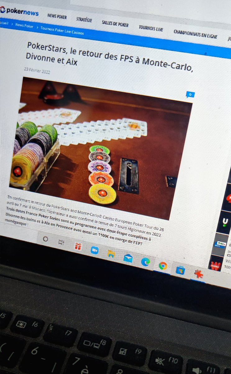 L'EPT Monte-Carlo est confirmé du 28 avril au 7 mai avec aussi un retour des FPS avec 3 stops en 2022 en France 📅
Les détails du festival WSOP vont tomber dans les 48 heures grand max, vous pouvez arrêter les mp 😅
#poker #schedule #trip #Live fr.pokernews.com/news/2022/02/p…